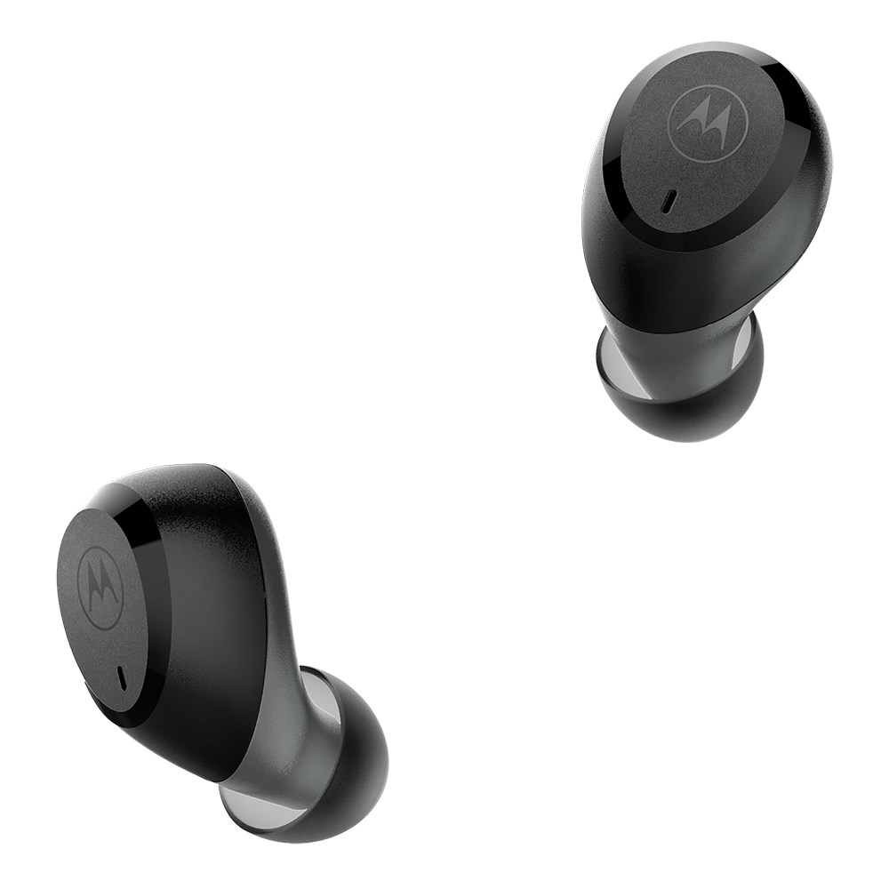  Motorola Moto Buds 100 - Auriculares Bluetooth inalámbricos con  micrófono, ligeros, resistentes al agua IPX5, control táctil, ajuste cómodo  y sonido claro, incluye funda de micro carga, color blanco : Todo