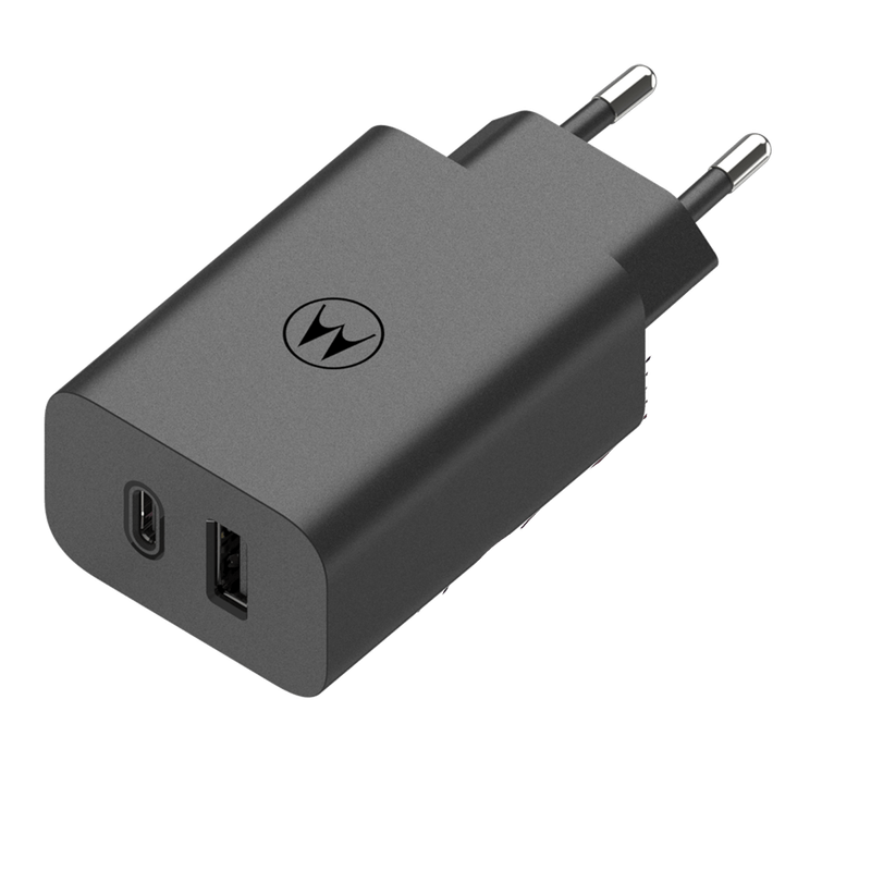 Cargador de pared Motorola TurboPower ™ 30 con cable de datos USB-C a USB-C